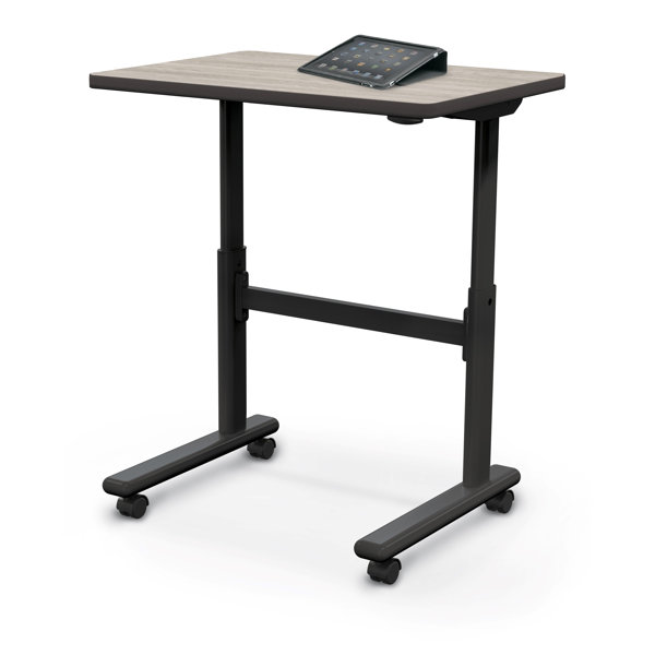 MooreCo Hierarchy Height Adjustable Sit to Standing Flip Top Student